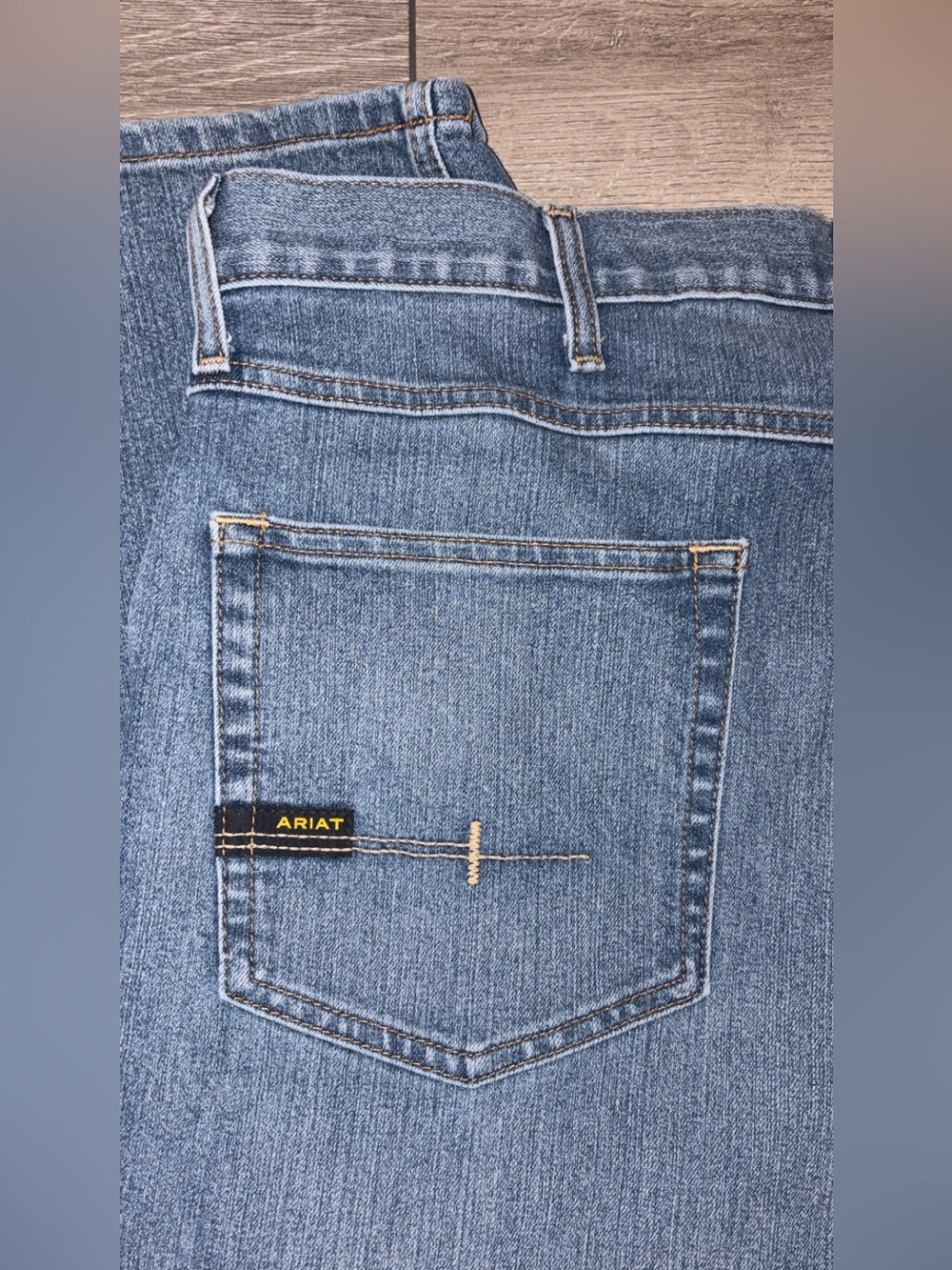 Ariat Men’s Jeans Size 42x30 M4 Rebar Relaxed Boot Work Jeans - Picture 8 of 11